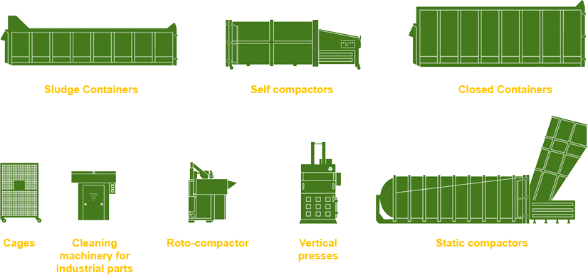 Supplies and equipment for waste transport