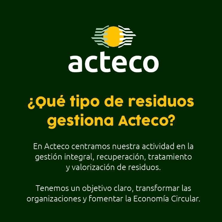 qué tipo de residuos gestiona acteco