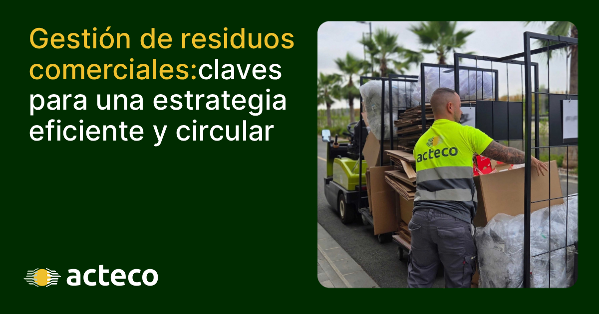 Gestión de residuos comerciales en centros y establecimientos empresariales